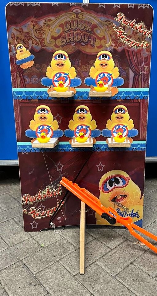 Spiel Enten schießen Hüpfburg mieten bei Spielpunkt