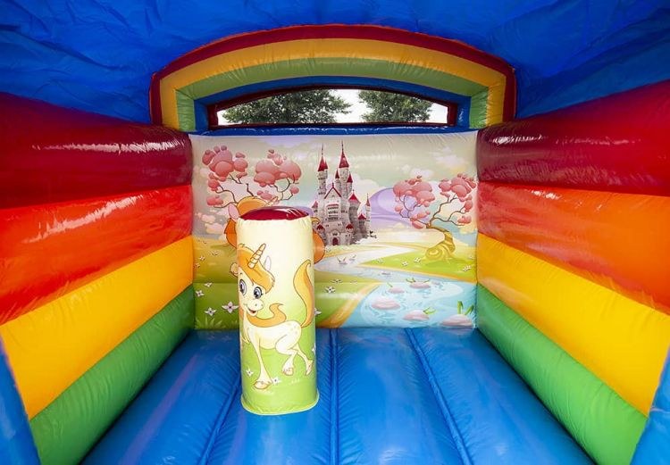 Einhorn Hüpfburg small mieten bei Spielpunkt – Hüpfspaß für jede Feier – 3