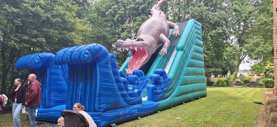 Riesen Rutsche Hüpfburg Krokodil mieten bei Spielpunkt – 2