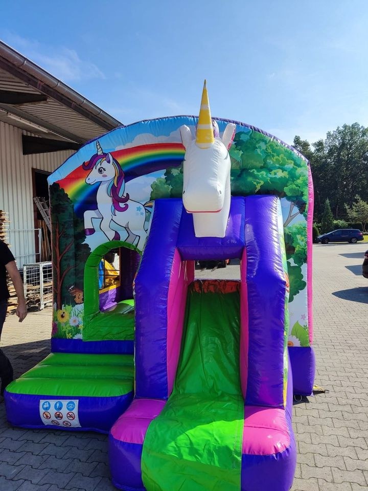 Einhorn Hüpfburg Rudi Do Mo mieten in Vechta – Hüpfspaß für jede Feier
