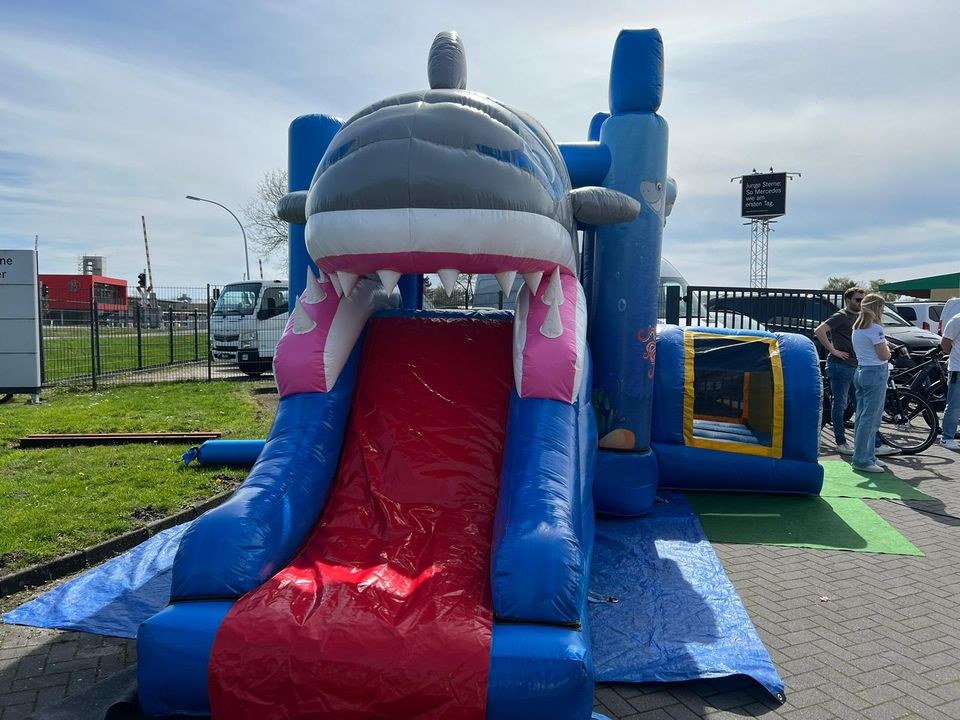 Tolle Hai Hüpfburg Rutsche mieten in Vechta – Hüpfspaß für jede Feier – 4