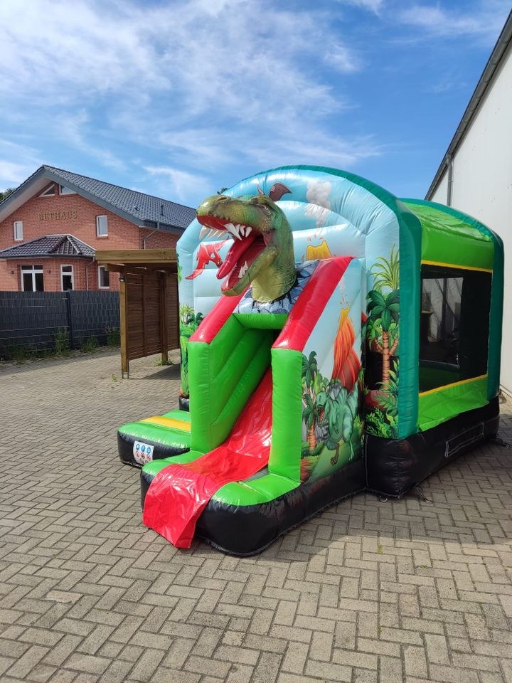 Dino Dinosaurier Hüpfburg Rutsche Marianne mieten bei Spielpunkt – 3