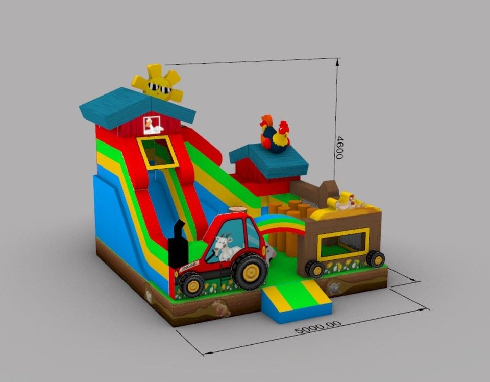 Trecker Bauernhof Hüpfburg Do Mo mieten bei Spielpunkt – 3