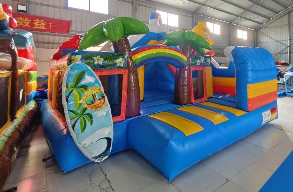Beach Hüpfburg 5x5 mieten bei Spielpunkt – Hüpfspaß für jede Feier – 2