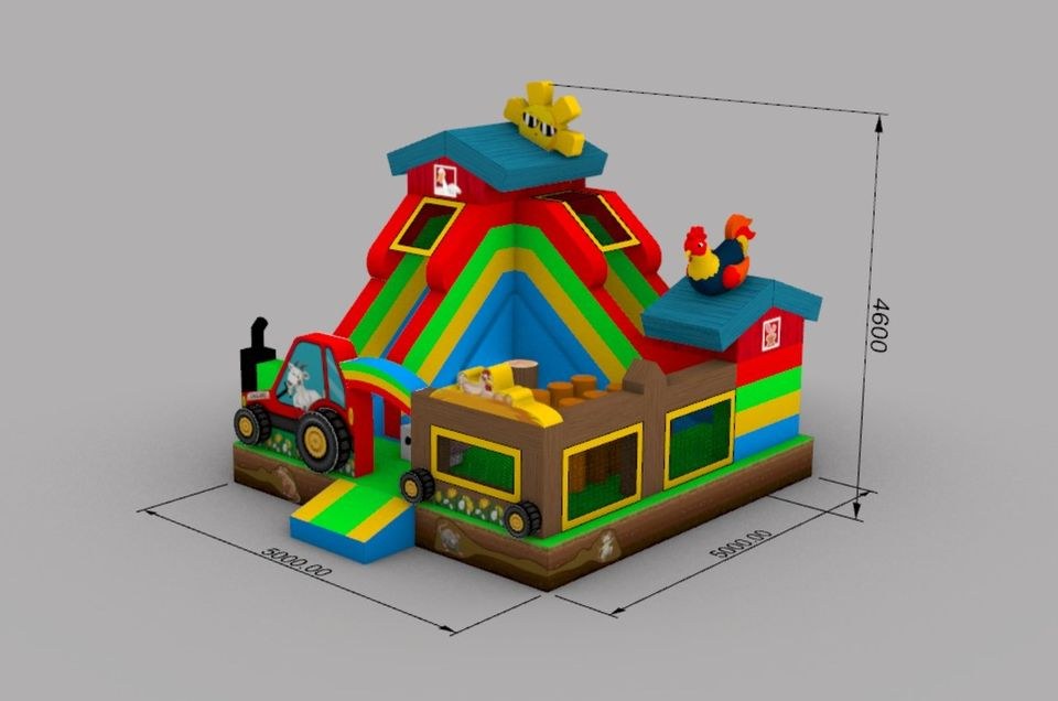 Trecker Bauernhof Hüpfburg Do Mo mieten bei Spielpunkt – 4