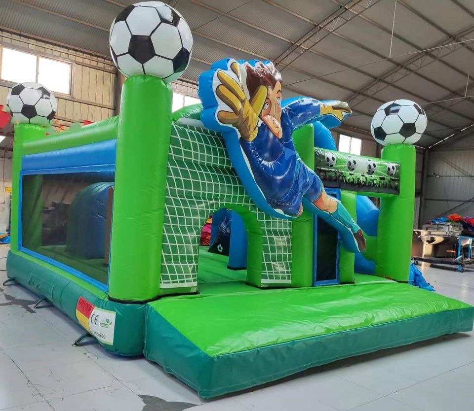 Fußball Hüpfburg Rutsche Don Montag mieten bei Spielpunkt – 3