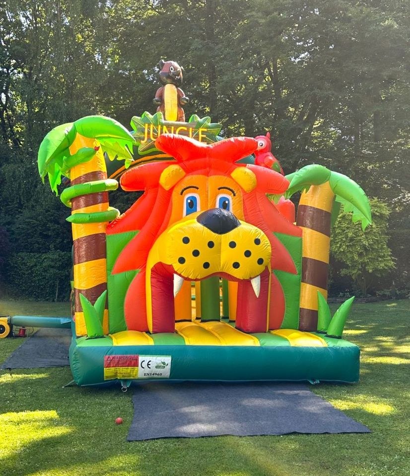 Dschungel Hindernisparcours Hüpfburg 9m x 4m mieten bei Spielpunkt – 2