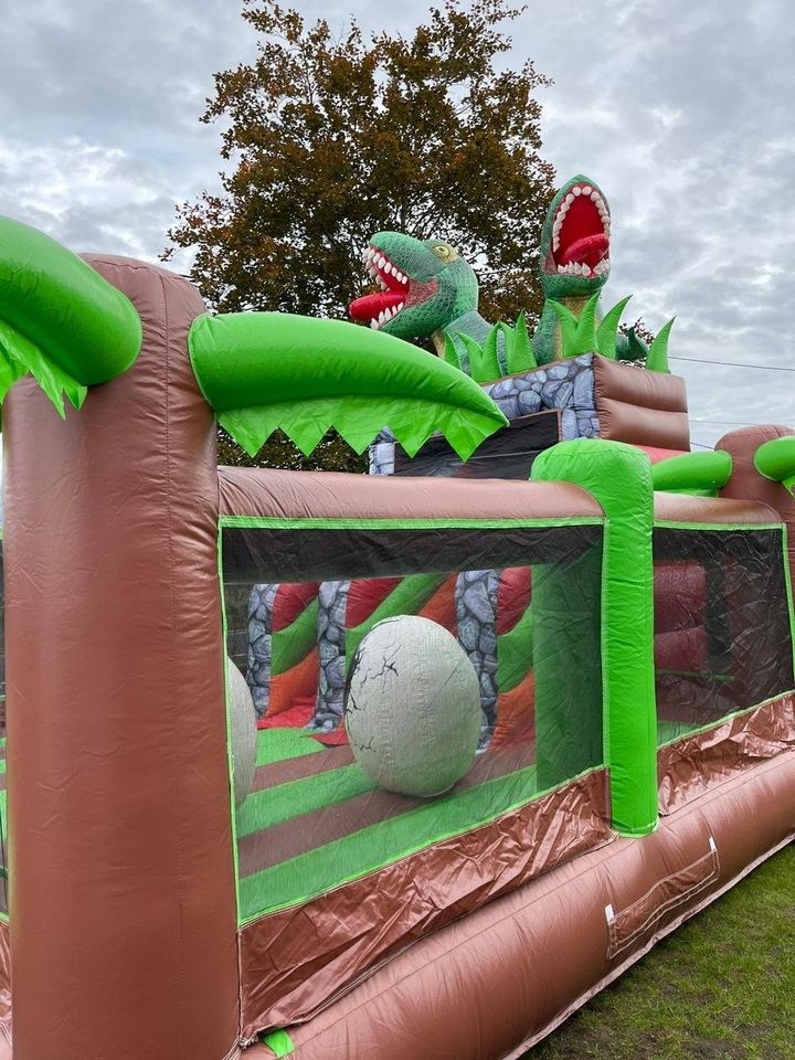Riesen Dino Hüpfburg Rutsche mieten bei Spielpunkt – 2