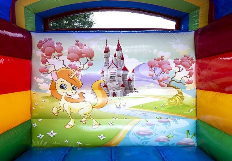 Einhorn Hüpfburg small mieten bei Spielpunkt – Hüpfspaß für jede Feier – 4