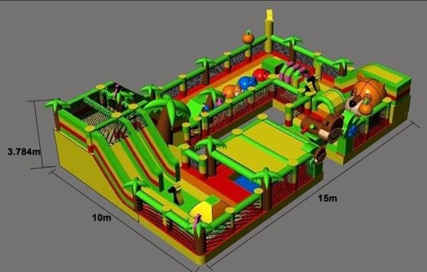 Riesige 10m x 15m Hüpfburg mieten in Vechta – Hüpfspaß für jede Feier