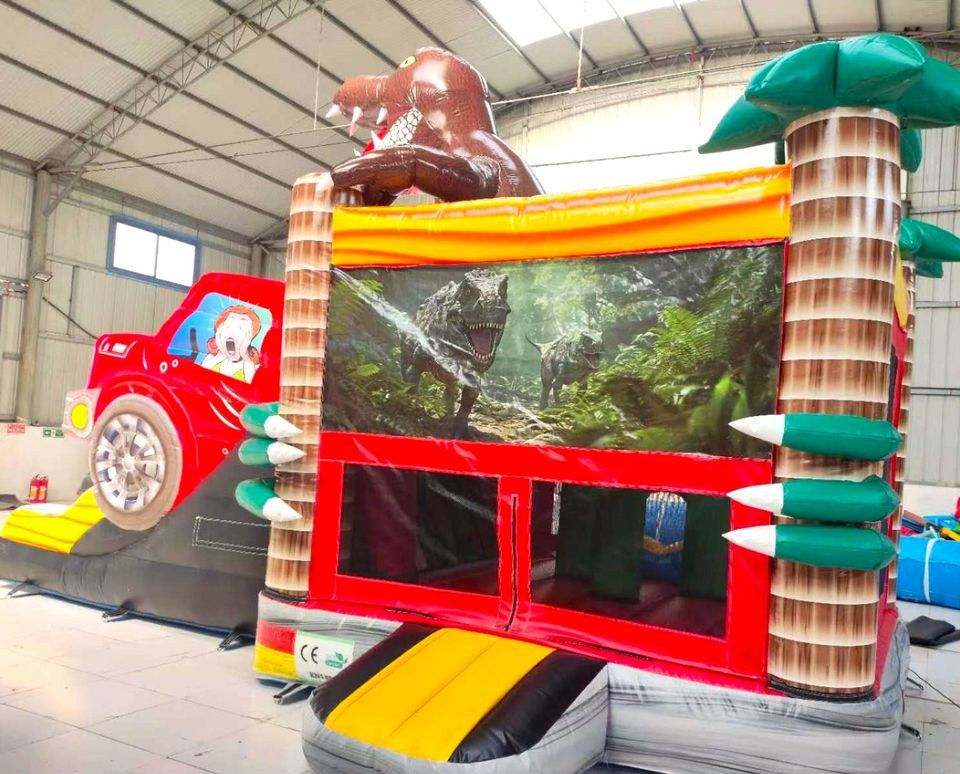 Dino Jurassic Hüpfburg Donnerstag Montag mieten bei Spielpunkt