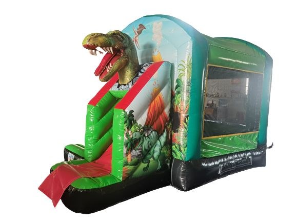 Dino Dinosaurier Hüpfburg Rutsche Marianne mieten bei Spielpunkt – 4