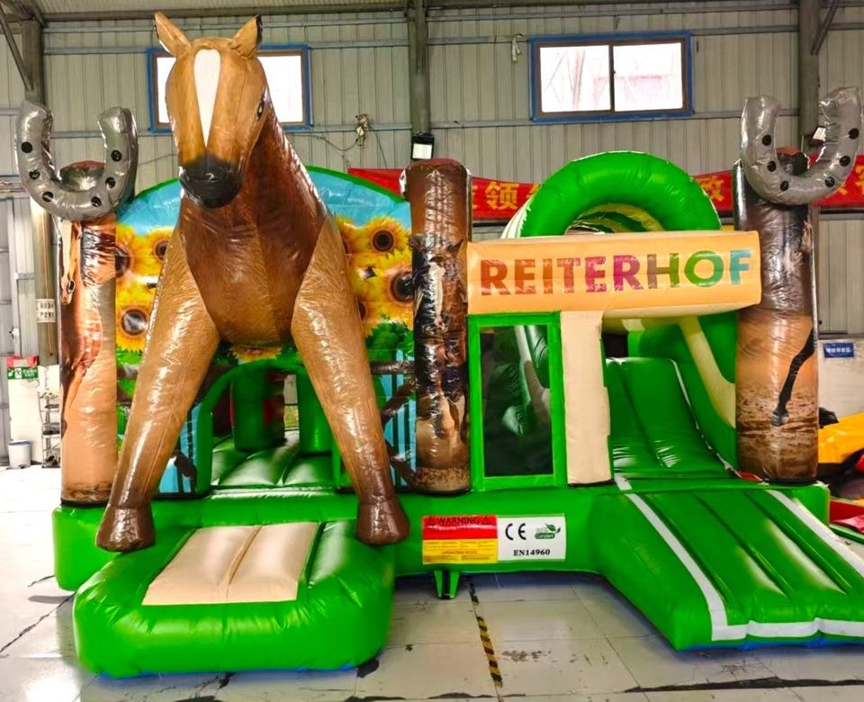 Pferde Hüpfburg Do Mo mieten bei Spielpunkt – Hüpfspaß für jede Feier