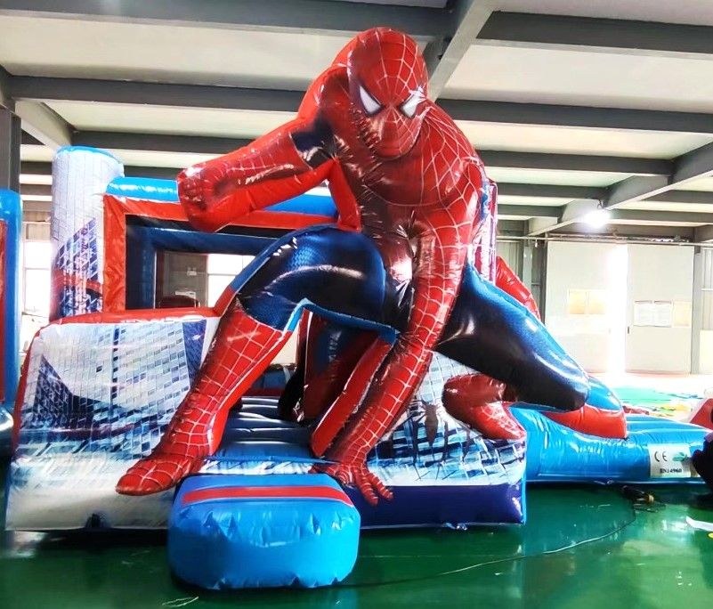 Spiderman Hüpfburg Rutsche mieten in Vechta – Hüpfspaß für jede Feier – 2