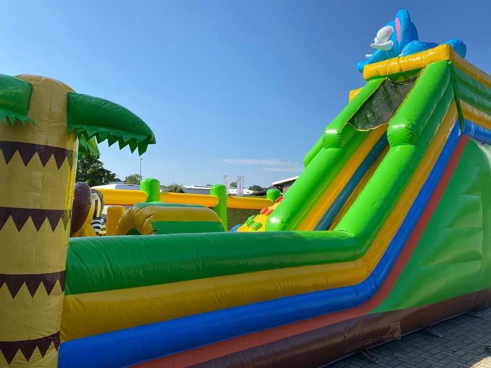 Riesen Hüpfburg Elefant 10m x 7m mieten bei Spielpunkt – 4