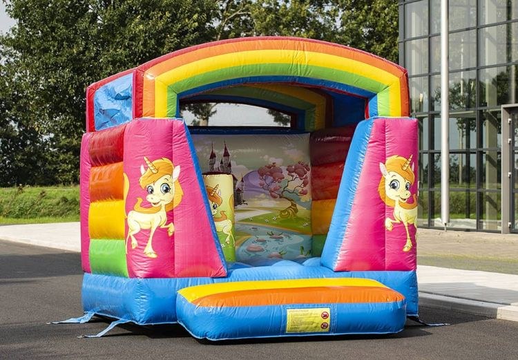 Einhorn Hüpfburg small mieten bei Spielpunkt – Hüpfspaß für jede Feier – 2