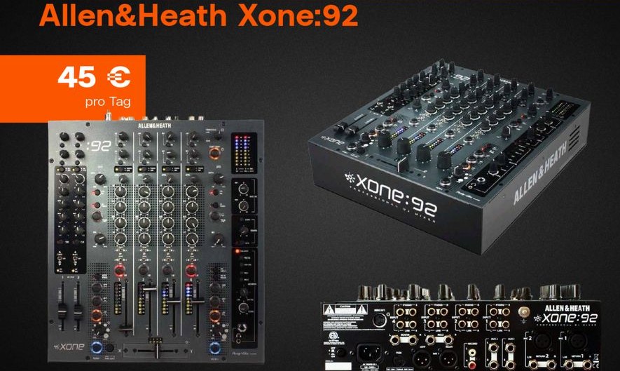 Xone 92 Allen Heath Xone:92 DJ Mixer mieten in Leipzig, Südvorstadt