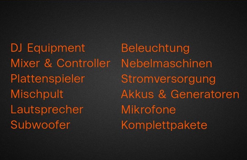 DJ Mixer Decks PA Anlage Lichttechnik Nebel mieten – 2