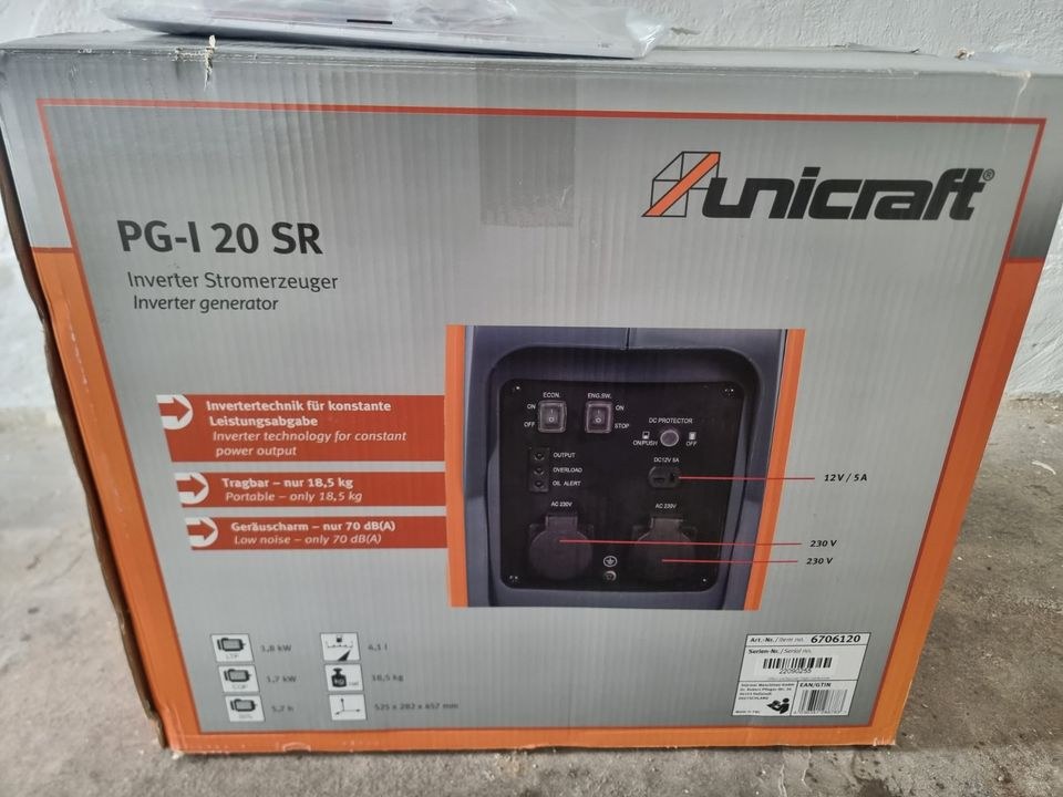 Stromerzeuger Unicraft PG I 20 SR Leistung 1,7KW mieten – 4