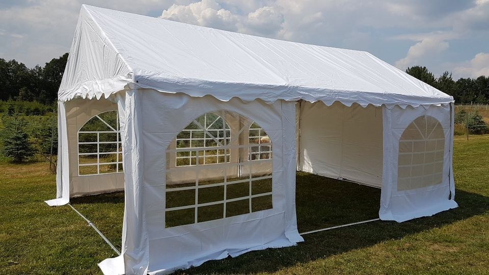 Festzelt 6x4m robustem Gestänge Seitenteile mieten