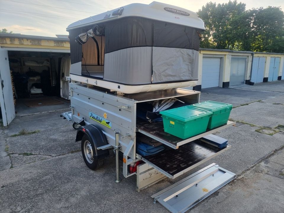 Campinganhänger Dachzelt Flexibles Ladesystem mieten – 2