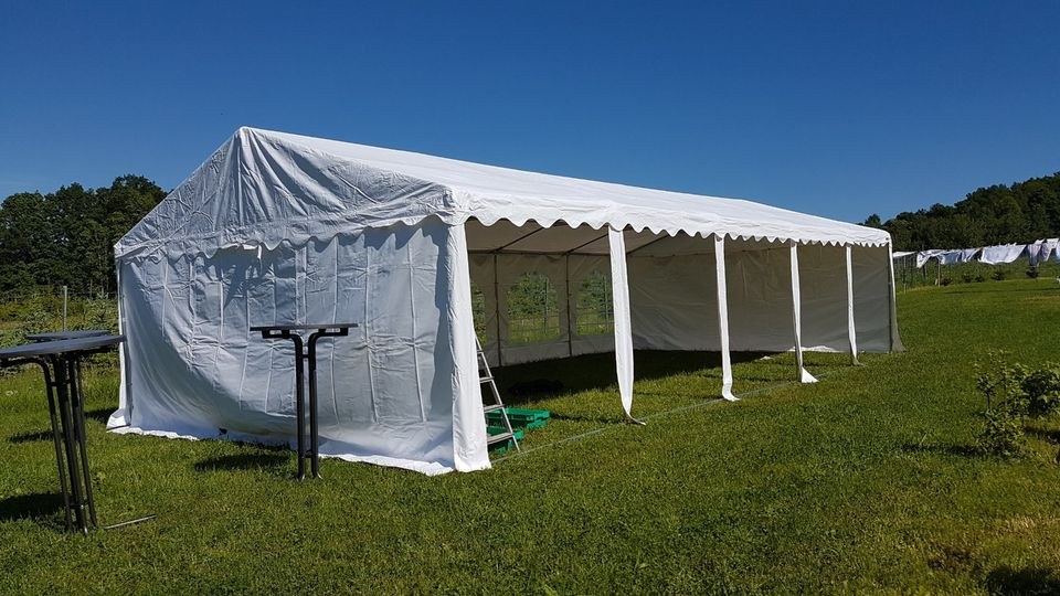 Festzelt 10x5m robustem Gestänge,Seitenteile mieten – 2
