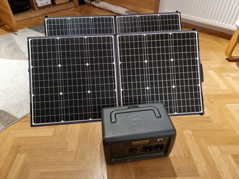 Powerstation Bluetti EB70 716 Wh Solarpanel mieten – 4