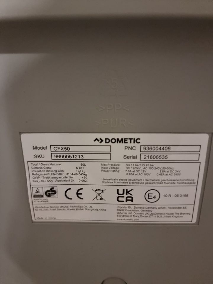 Kompressor Kühlbox Dometic CFX50 optional mieten – 3