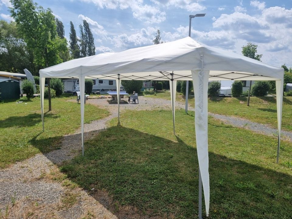 Pavillon 6x3m faltbar abnehmbaren Seitenteilen mieten – 2