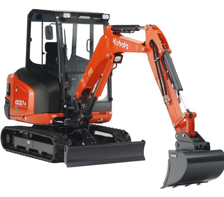 Minibagger Kubota KX027 N mieten bei Steinhanses-Landtechnik – 2