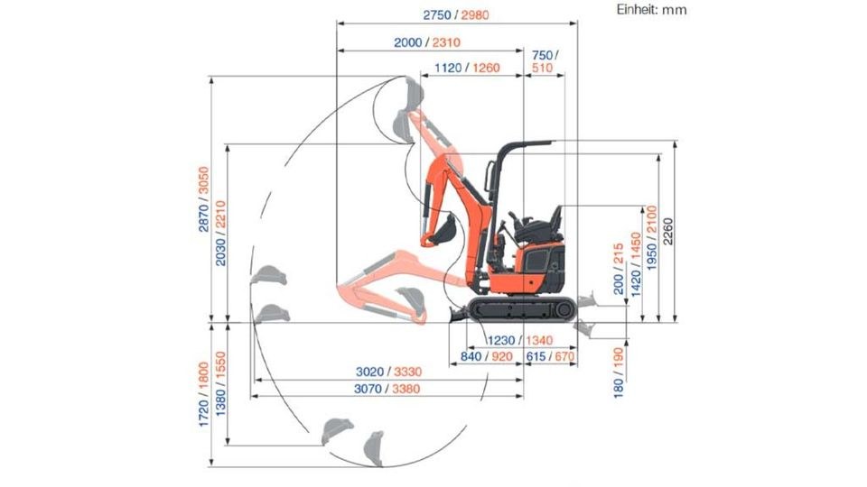 Mikrobagger Kubota U10 5 N mieten bei Steinhanses-Landtechnik – 3