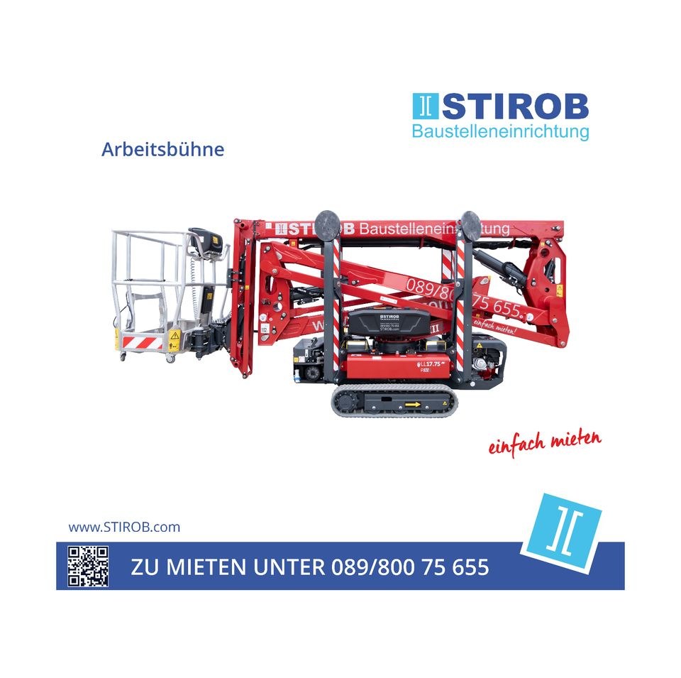 Arbeitsbühne Raupenarbeitsbühne Hebebühne mieten in Inning am Ammersee
