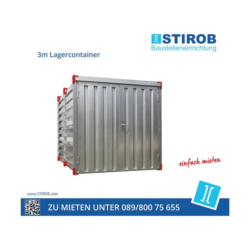 3 m Lagercontainer Materialcontainer einfach mieten