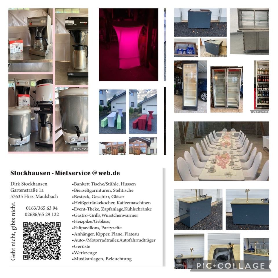 Tische,Stühle,Buffet Tisch,Bankett mieten in Hirz-Maulsbach – 2