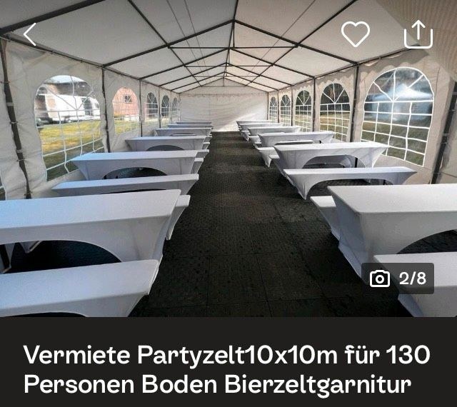 Zelt mieten in Hirz-Maulsbach – Partyzelt für Ihre Feier