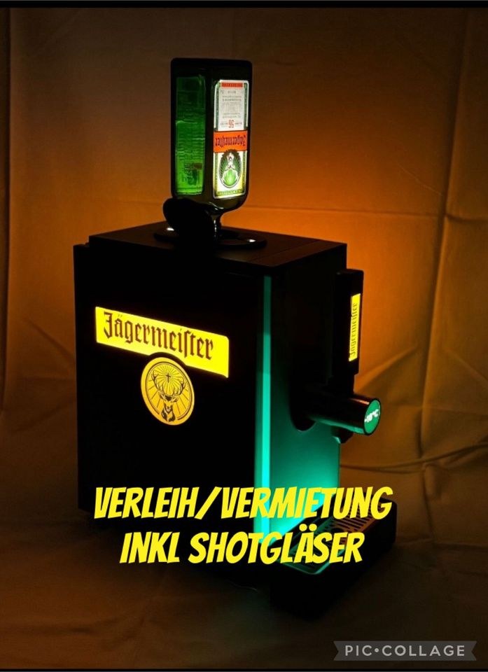 Jägermeister Zapfanlage inkl.Gläser mieten in Hirz-Maulsbach
