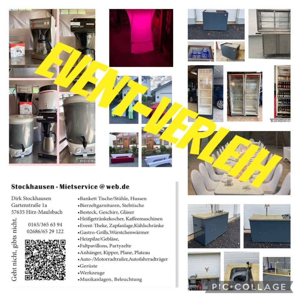 Glastüren Kühlschrank mieten bei Dirk Stockhausen Mietservice – 3