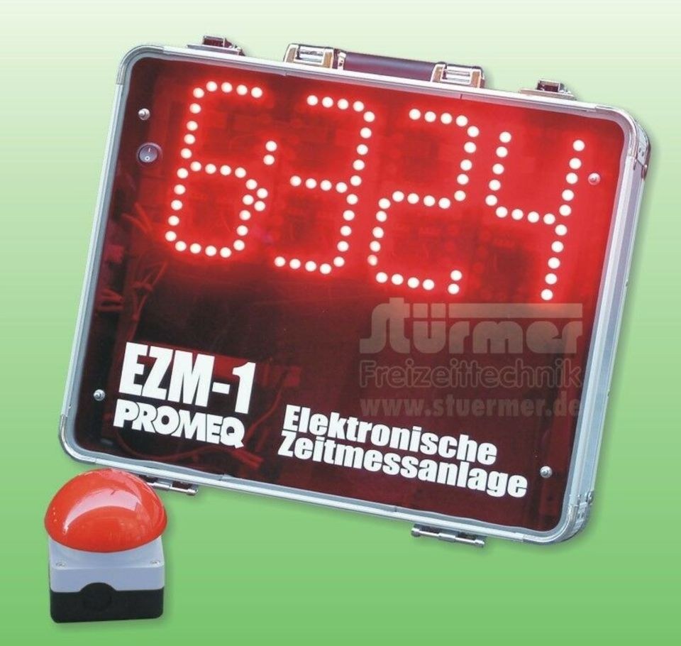 Stoppuhr Buzzer Großanzeige Zeitmessanlage mieten in Saarwellingen