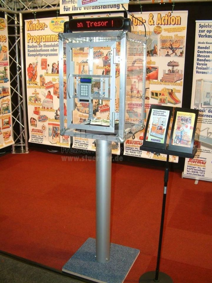 Tresorspiel Knack d Tresor gläserner Showtresor mieten – 3