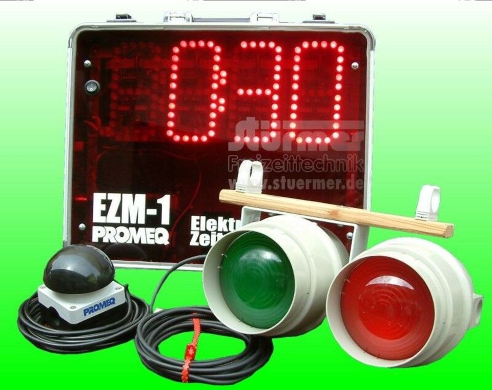 Stoppuhr Buzzer Großanzeige Zeitmessanlage mieten in Saarwellingen – 3