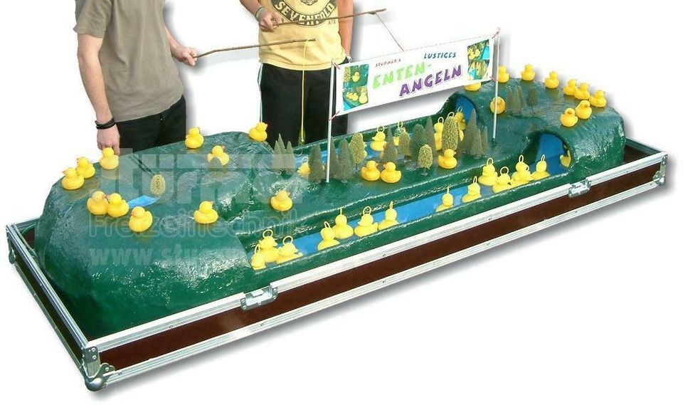 Enten Angeln großes Angelspiel Veranstaltung mieten in Saarwellingen