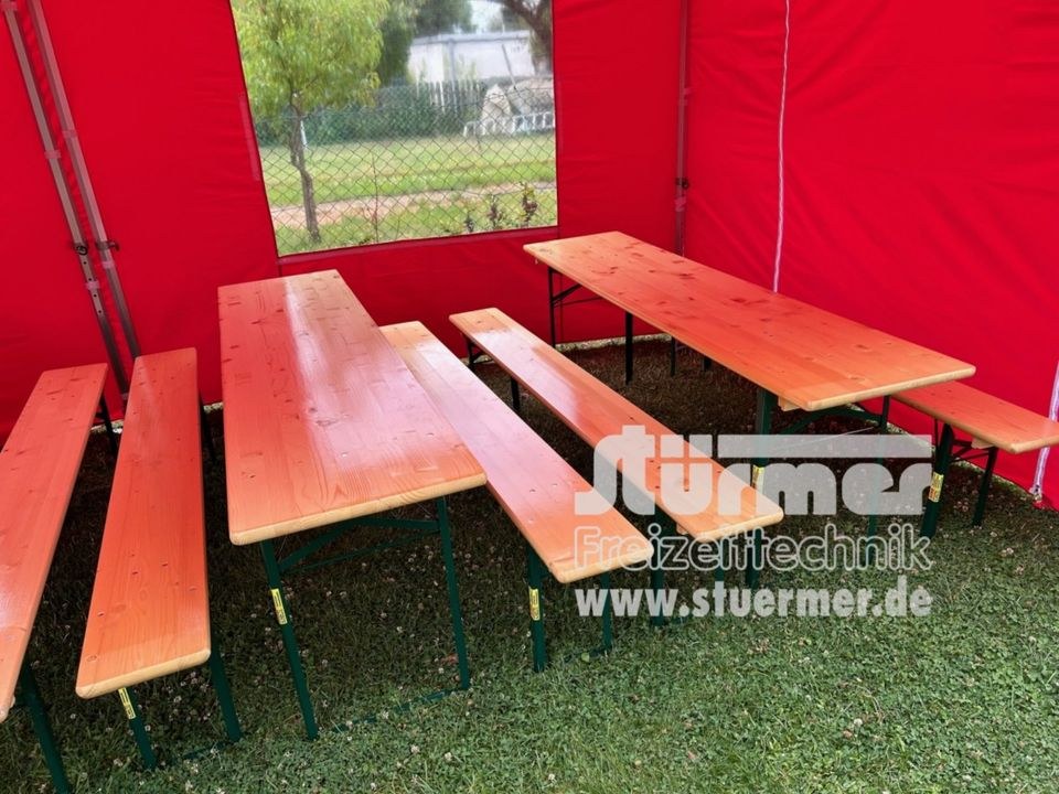 Bierzeltgarnitur Festzeltgarnitur Biergarnitur mieten in Saarwellingen