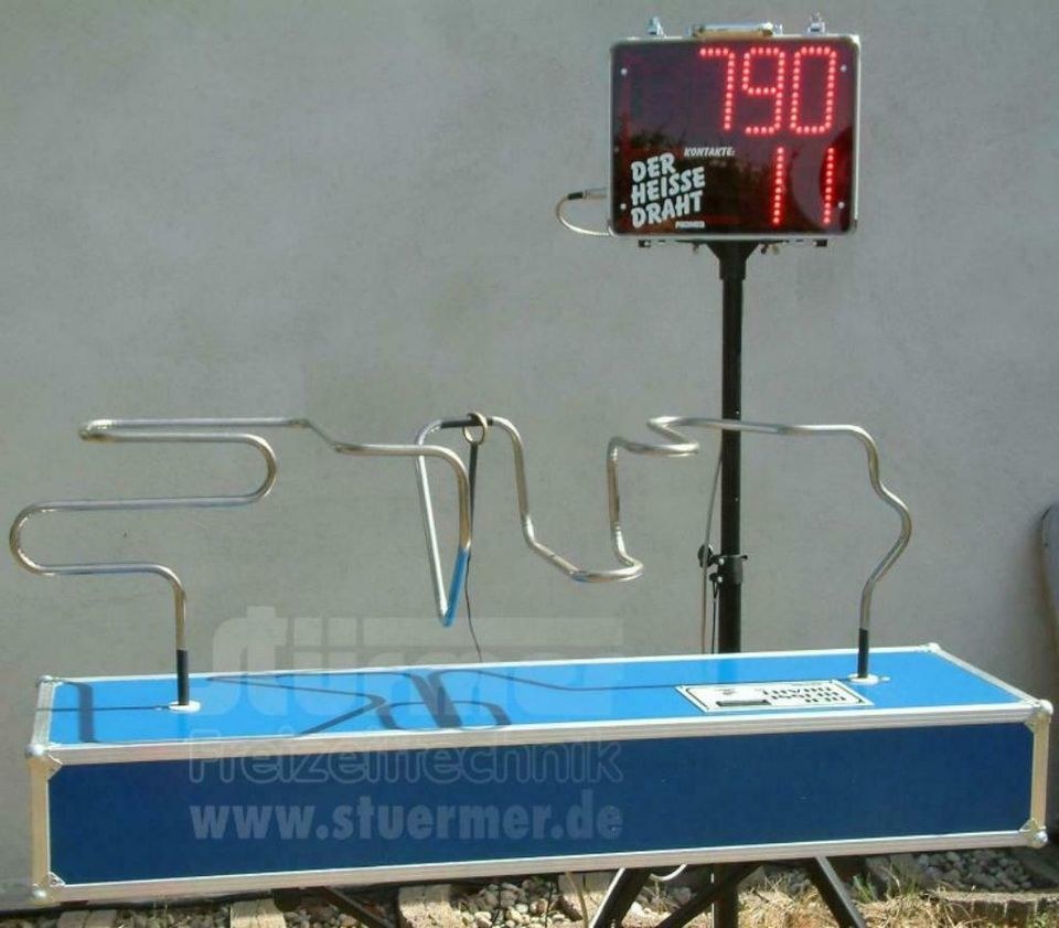 Heisse Draht Geschicklichkeitsspiel XL Display mieten in Saarwellingen – 3