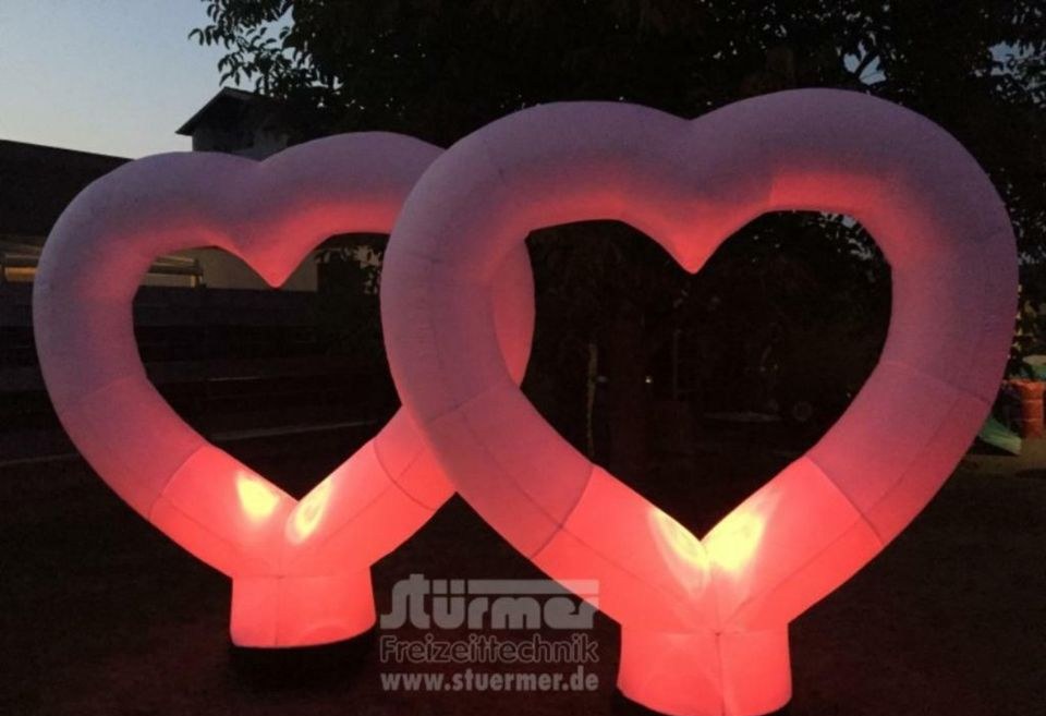 Riesen Herz XXL 2,20 m Heiratsantrag Deko mieten in Saarwellingen – 3