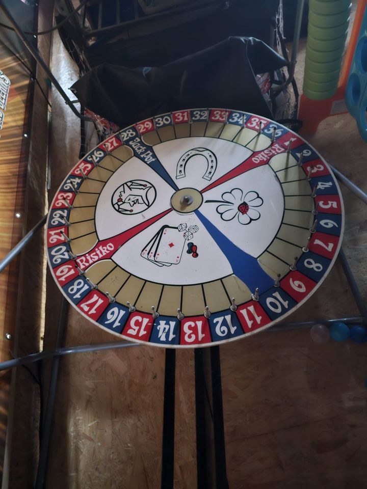 Glücksrad mieten bei S&V Veranstaltungs – Spiel & Spaß