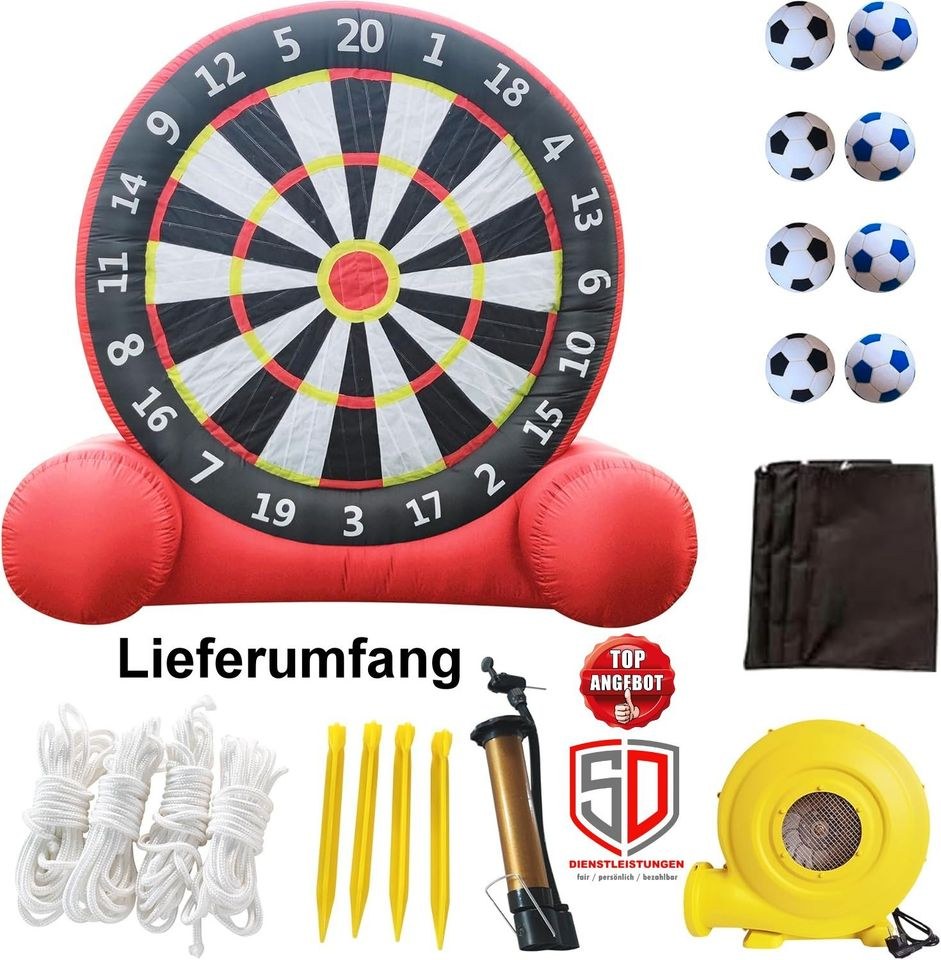 Fußball Dart Hüpfnurgen 40 mieten bei SD-Dienstleistungen Sven Dobrick – 3