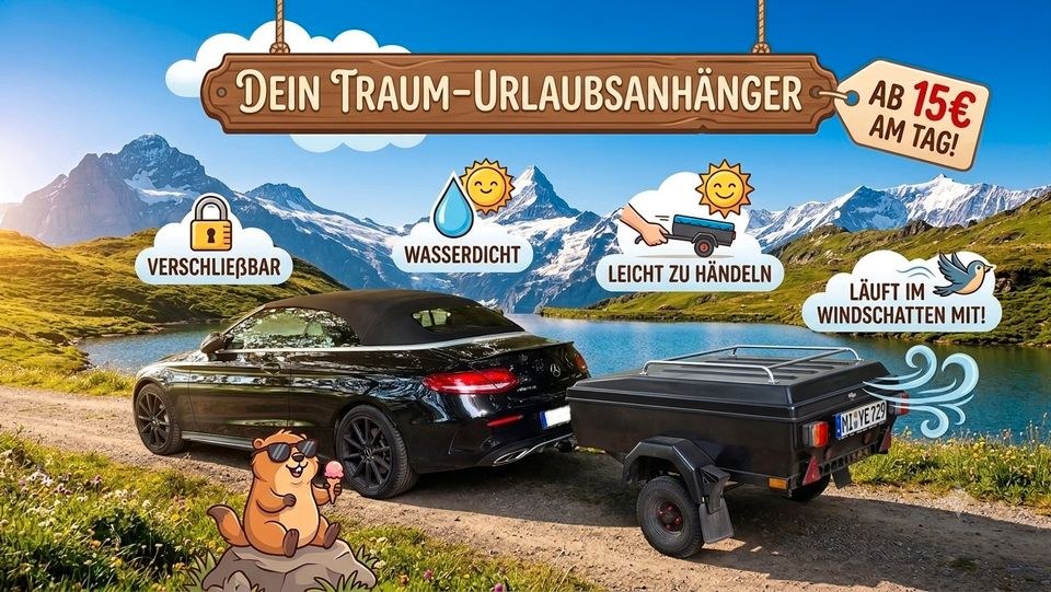 Urlaubsanhänger Stema 350.1 verschließbar 12 mieten in Espelkamp