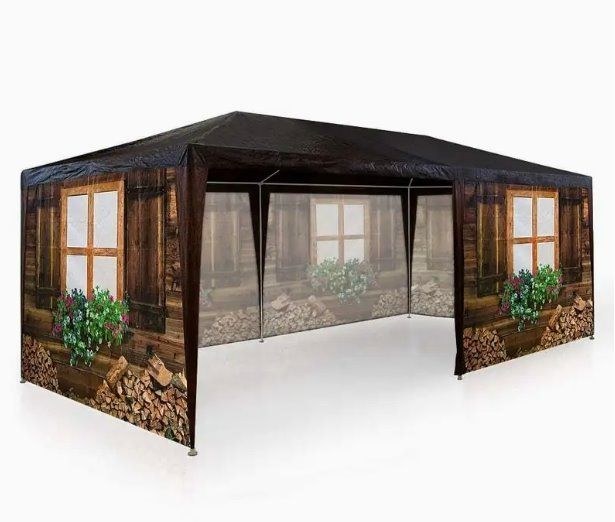 Bierzelt 3x6m Almhüttendesign Pavillion mieten in Espelkamp – 4