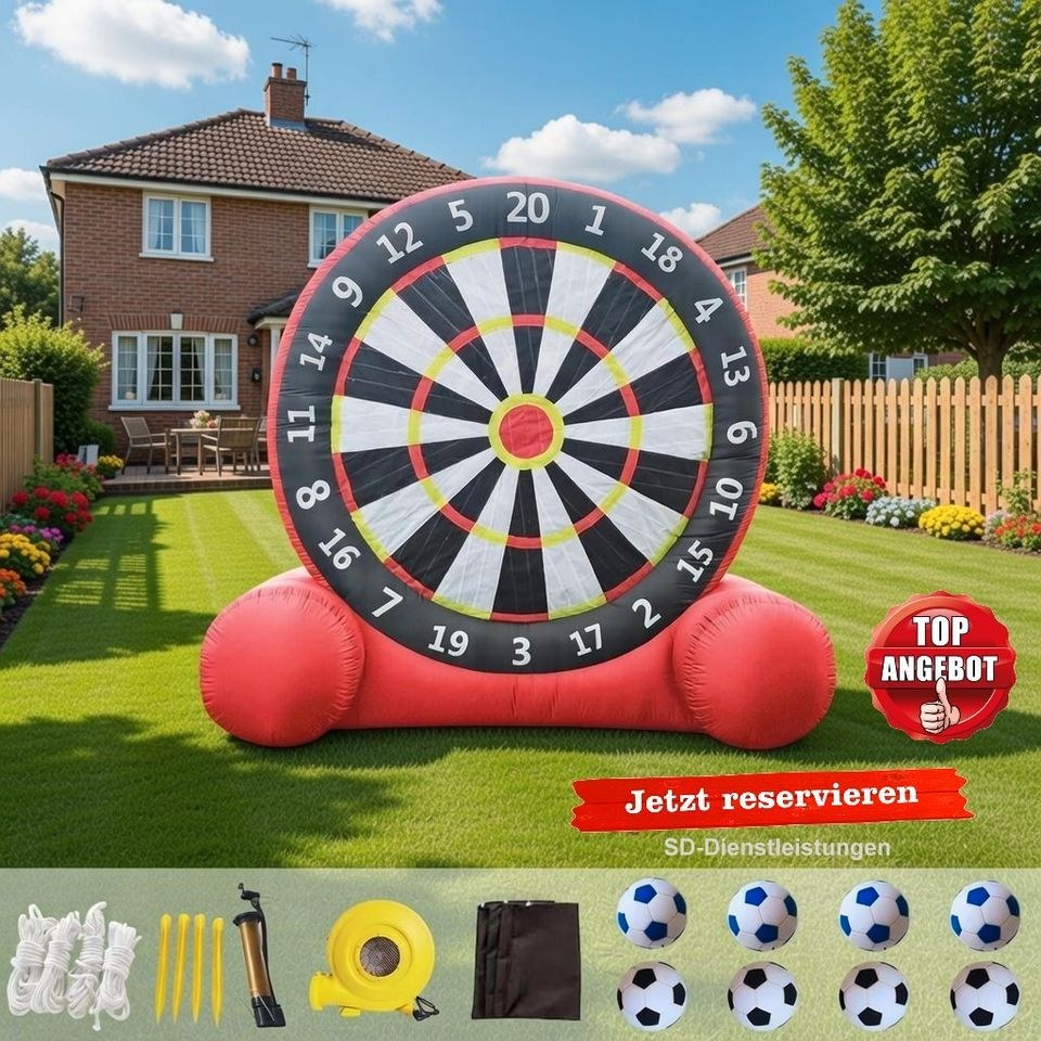 Fußball Dart Hüpfnurgen 40 mieten bei SD-Dienstleistungen Sven Dobrick