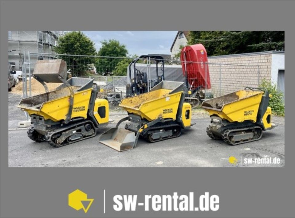 Kettendumper Wacker DT05 DT10 DT10e Tag mieten bei SW-Indutec